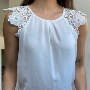 Romantic Embroidered Sleeveless Top